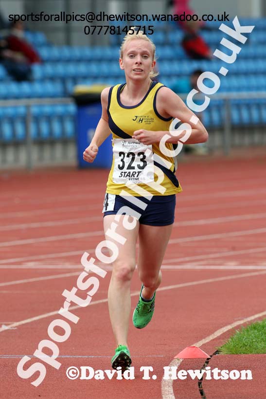 Womens  senior 5000 metres, Northern Senior and Under-20s Track and Field Champs., Manchester. Photo: David T. Hewitson/Sports for All Pics